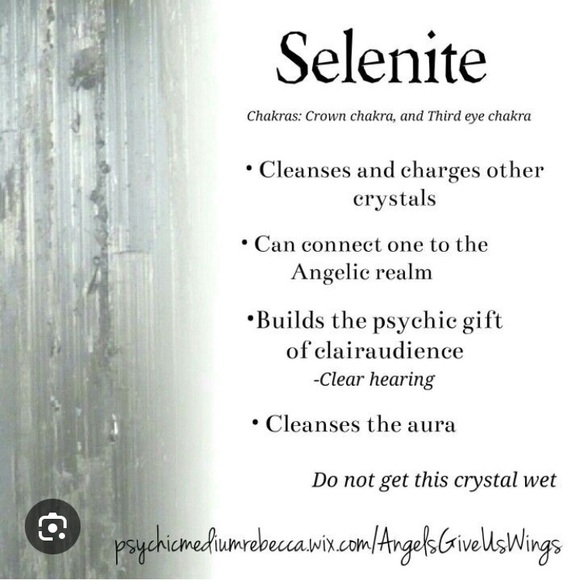 Chakra Balancing Selenite Wand - Picture 9 of 9